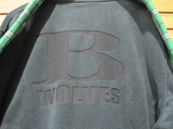 Etched B Wolves Fleece